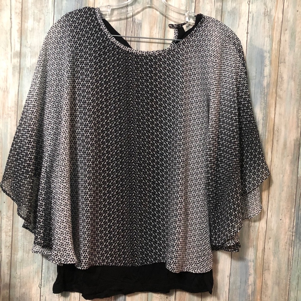 Faith and Joy, Los Angeles black/white top